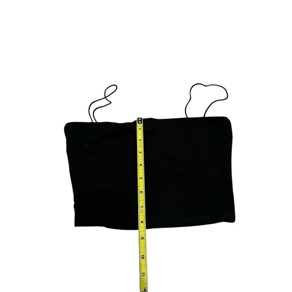 NWOT Cider Classic Crop Top Black Small - Picture 6 of 8